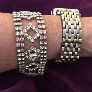 Vintage rhinestone bracelet